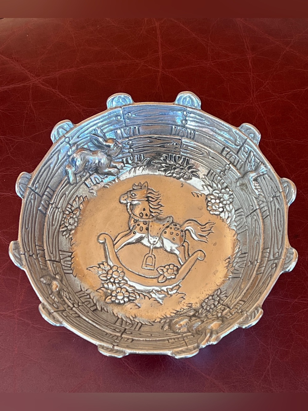 Arthur Court Aluminum Trinket Bowl 🤍